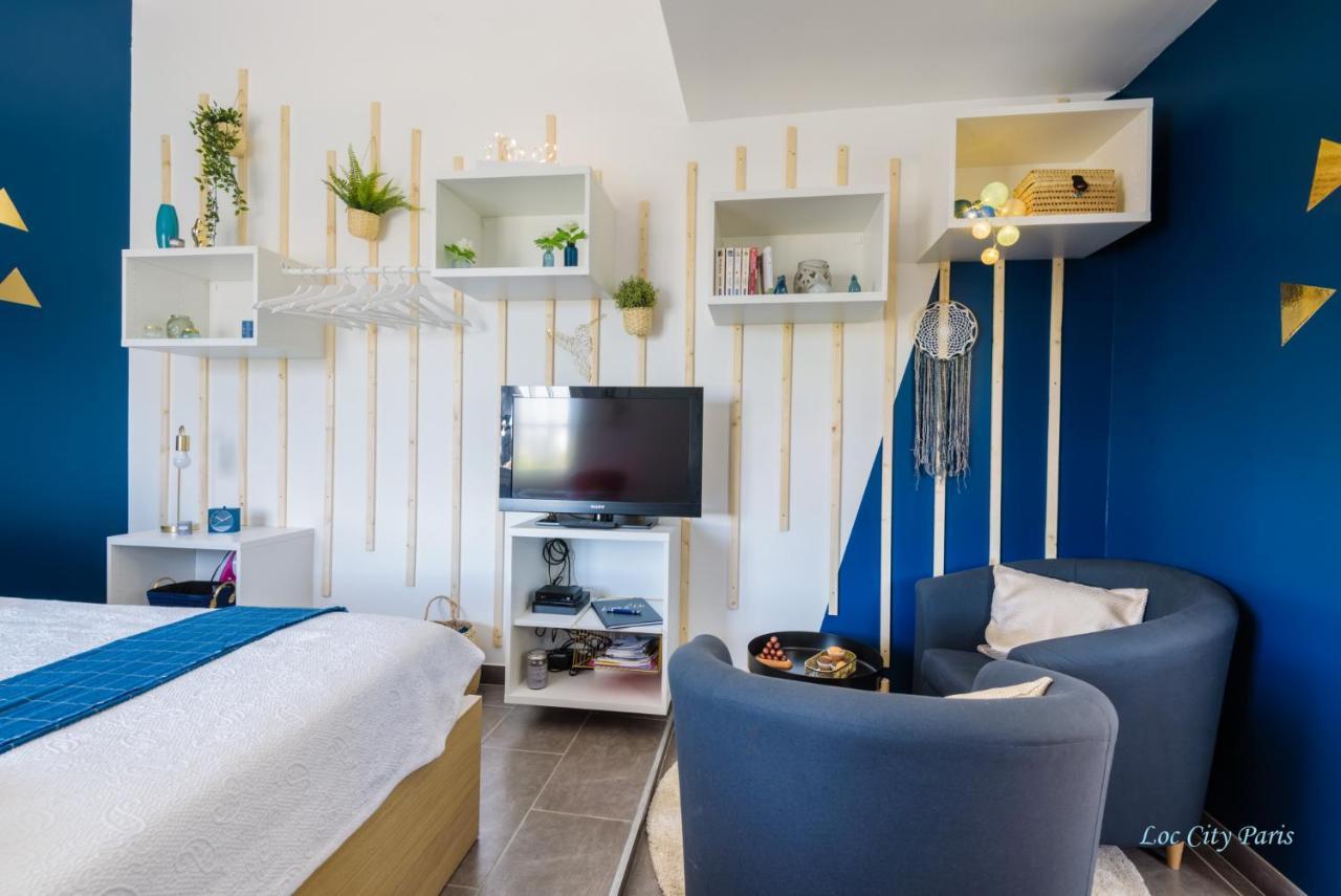 Vemars Studio Bleu - Parc Asterix - Mer De Sable - Villepinte - Aeroport Cdg מראה חיצוני תמונה