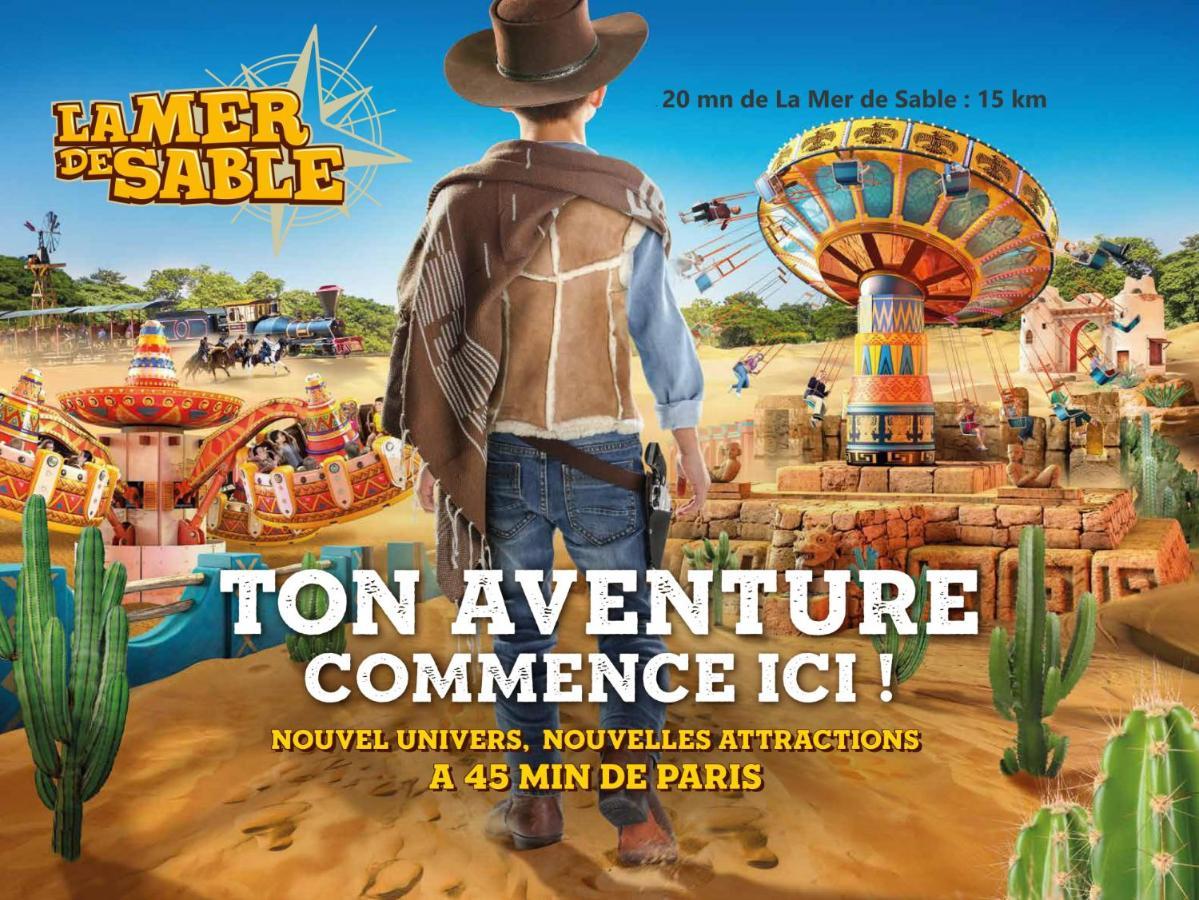 Vemars Studio Bleu - Parc Asterix - Mer De Sable - Villepinte - Aeroport Cdg מראה חיצוני תמונה